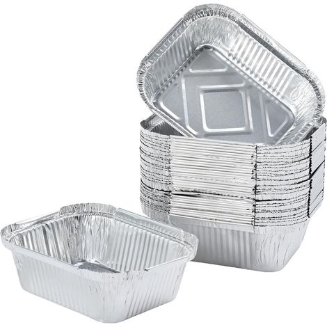 Lot de 40 bacs à graisse jetables pour barbecue Nexgrill 720-0830H, noirs. (1/4)