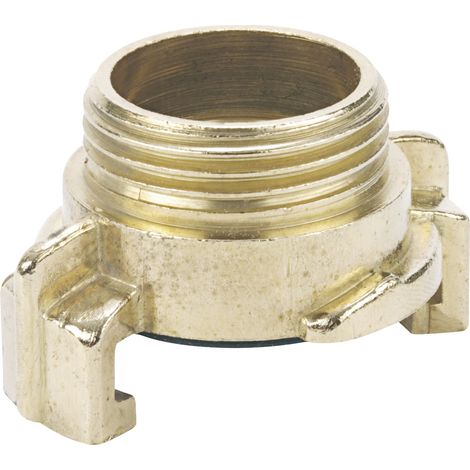 Rehau Schnellkupplung 1/2" Außengewinde - extrem bruchsicher - Schlauchkupplung für Garten und Werkstatt, mit Klauenverschluss (1/3)