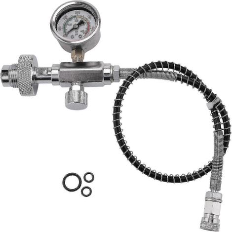 PCP-fyllstationsadapter G5/8 DIN 300 bar 50 cm slang för dykflaskor (1/5)