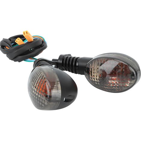 Clignotant LED Noir Pour Moto Kawasaki Ninja 250 Modification Accessoires (1/5)