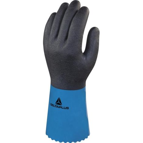 GANT DELTA PLUS PVC/NITRILE SUR SUPPORT POLYAMIDE - 30 CM BLEU- VV836BL0  T11