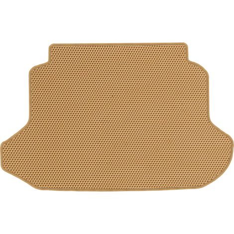 Honda CR-V II SUV (2002–2006) EVA-Kofferraummatte, Wabenmuster – Beige (1/5)