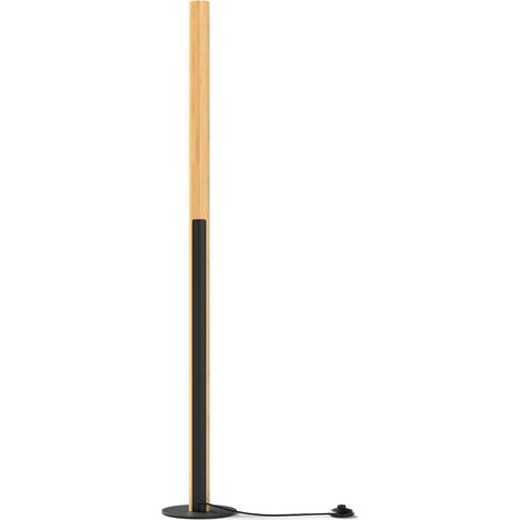 Lampada da terra 18 cm x 122 cm dimmerabile e tre temperature moderna atmosfera accogliente in bambù naturale 200017152