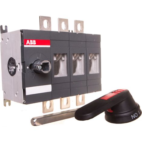 Interruptor-seccionador trifásico de 400 A con accionamiento de puerta OT400E03P 1SCA022718R8780