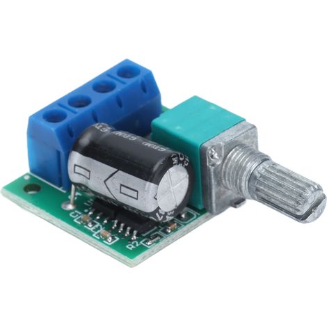 PWM-Motordrehzahlregler 4,5–35 V DC, Drehzahlregler mit LED-Dimmer und Drehknopf, 0–5 A (1/5)