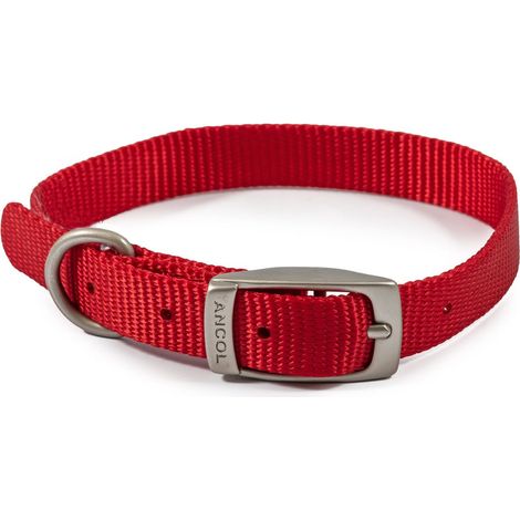 Ancol Nylon Dog Collar Red - 20 - 800175 (1/5)