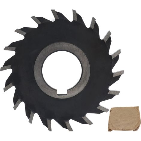 HSS-Zahnradfräsersatz, 100x6mm Scheibe mit 32mm Bohrung für Präzisionsfräsen.