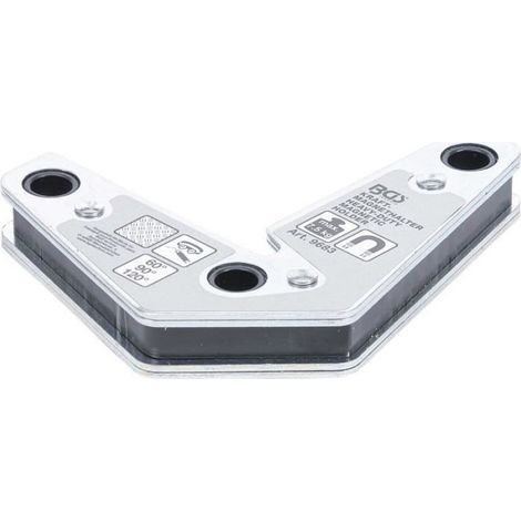 Support magnétique - - Modèle 9683 - Léger 200g - 3 surfaces - Fixation 60° 90° 120°