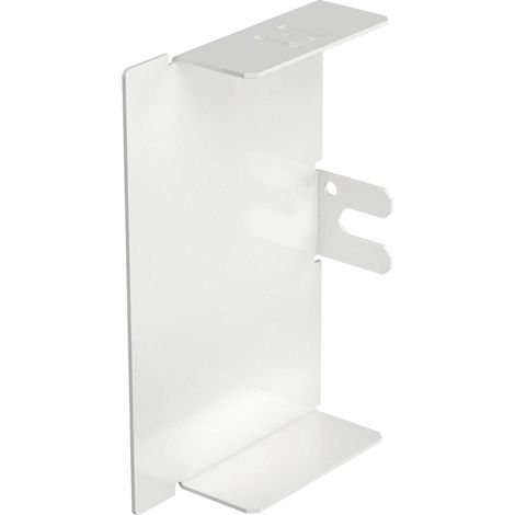 OBO Bettermann Pieza final 60x100mm Acero cincado / recubierto de plástico blanco puro RAL 9010, 6249817