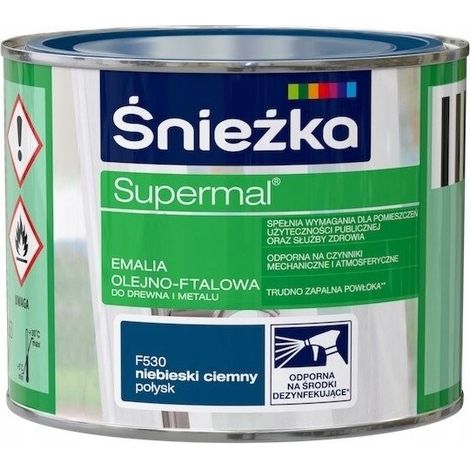 Śnieżka Supermal dunkelblau 0,2L (1/2)
