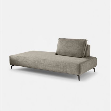 Divano modulare chaise longue con cuscino sfoderabile Campiglio E200 - Talpa