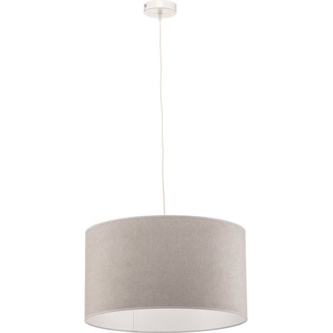 [GEBRAUCHT] B-Ware Hängeleuchte Bristol LED Pendelleuchte dimmbar grau weiß matt 25cm Höhe 45cm Ø (1/2)