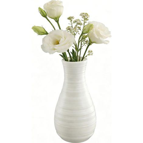 Geometrisch geformte Vase, kleine moderne Kunststoffvase, perfekt für Zuhause, Büro, Wohnzimmertisch und als Hochzeitsdekoration (1/4)
