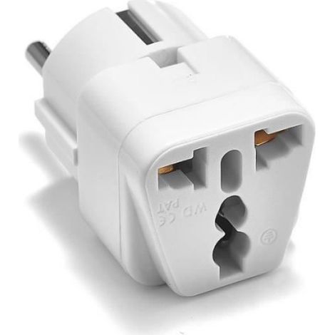 noir - Adaptateur de prise électrique universel EU KR, prise de voyage AU royaume uni israël suisse US à ue (1/4)