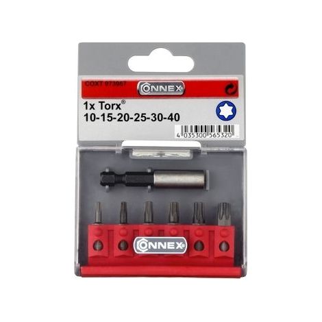 Connex Schraubeinsatz-Sortiment TX Sortiment 7-teilig Bits