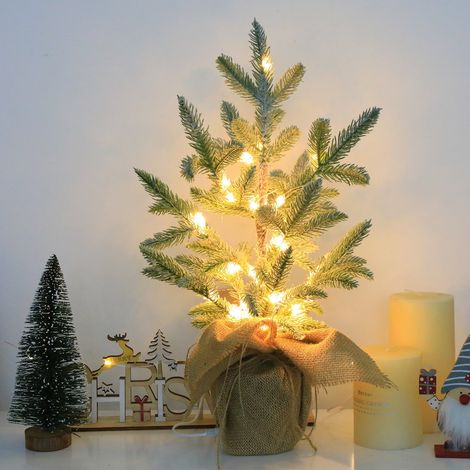 Lampe Veilleuse Plante Simulée - Arbre Bonsaï LED Vert - Éclairage Décoratif Chambre - USB Alimenté - 1 Pièce (1/5)