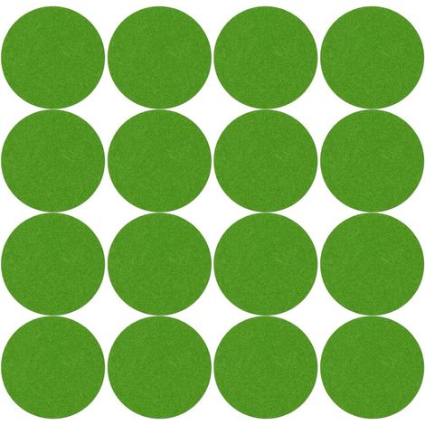 20 Pièces Tapis Feutre Antidérapants Protection Meubles Dessous Pot Fleur Isolants Absorbants Eau pour Maison Vert (1/5)