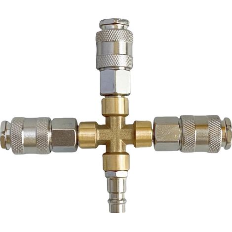 Distributeur Pneumatique, Raccords 2-3 Voies, Conception à Raccord Rapide, 3 façons (1/2)
