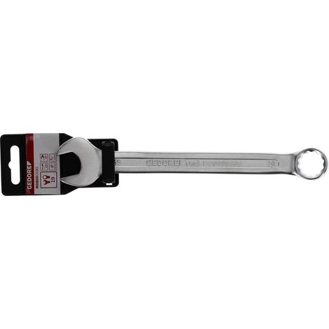 R09100190 Llave combinada de anillo y boca 19 mm longitud 230 mm (1/4)