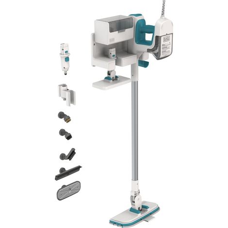 Black & Decker BHSM15FX08-QS Dampfreiniger Tragbarer Dampfreiniger 0,5 l 1500 W Weiß (1/5)