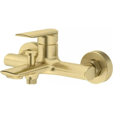 Badewannenarmaturen SOLO Gold gebrstet