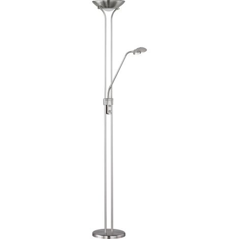 Piantana da Interno a LED in Metallo Nickel Opaco (1/2)
