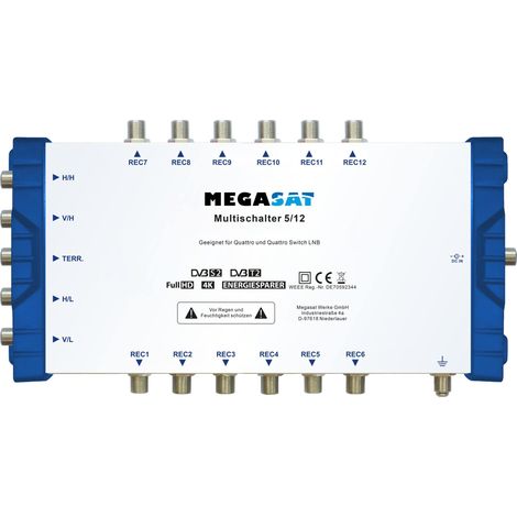 Megasat Multiswitch 5/12