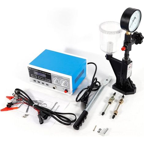 Kit de test d'injecteur Common Rail, Testeur d'injecteur Température de fonctionnement -30 °C  70 °C, Machine de test d'injecteur diesel Injecteurs diesel 220 V Utilisable avec tous les injecteurs die (1/5)