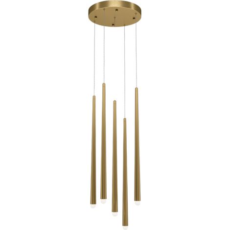 Maytoni Cascade Lampadario a sospensione moderno a grappolo in ottone 2250lm 5xLED (1/3)