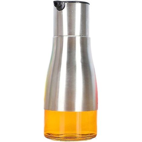 Injecteur d'huile en acier inoxydable avec orifice d'aération tactile, idéal pour la cuisine et durable. (1/5)