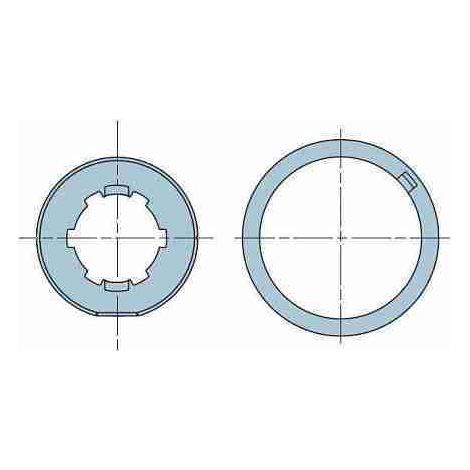 Nice 515.25002 - Rundrohr 50x1,5 Rad + Kranz ad Ring