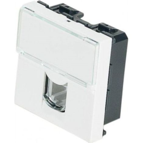 Legrand 078731 RJ11Presa mosaico - 4 contatti - 2 MOD - bianco