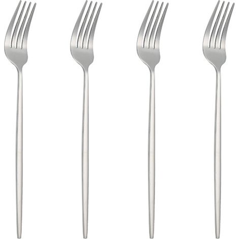 Ensemble Couverts Inox - Acier Inoxydable Poli Miroir - Pour Maison Et Cadeau - 24 Pièces (1/5)