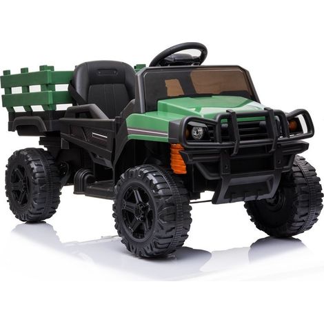 BDM0926 Coche a batería para niños con luces LED, MP3 y control remoto (verde) (1/5)