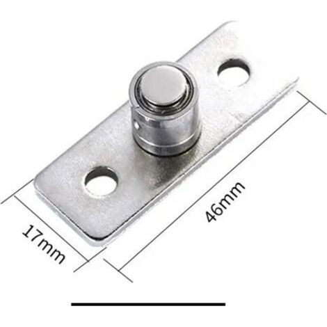 Edelstahl-Schiebetür-Bodenführungsrolle, Schiebetür-Bodenführungsbeschläge, Zubehör, Einsatzlager, Silber (1/4)
