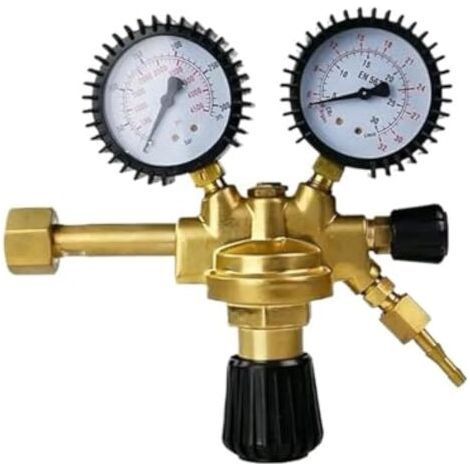 Regulador de presión 652F para gas argón y dióo de carbono, rosca W21.8, reductor de presión preciso (1/5)