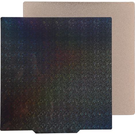 Plaque de construction d'imprimante 3D, Film PEY, pulvérisation Double face, lit d'impression 235x235mm, tôle d'acier à ressort pour Ender 3 S1 Pro (1/5)