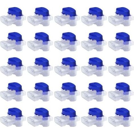 25pcs Connecteurs de Câbles pour Robot Tondeuse 25 Raccords Remplis de Gel pour Étendre ou Réparer Fil Electrique Bas Voltage Tondeuse Automatique (1/5)
