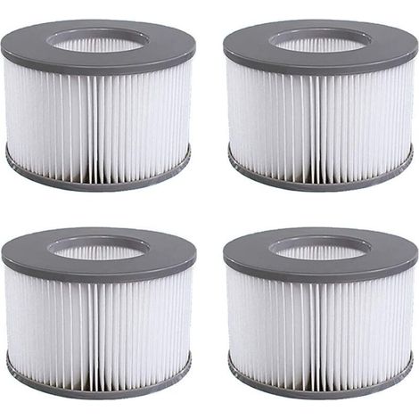 Spa Lite Filter für MSPA, Filter für MSPA Lite, für MSPA Whirlpool Filter - Filterkartuschen für Unterwasserschiffe und Whirlpools - Modell ab 2020 (4 Stück) (1/5)