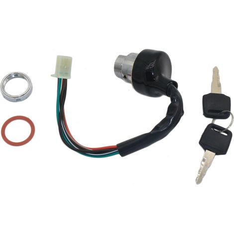 Zündschloss für Motorrad, Quad, Strandbuggy, 6 Löcher, 6 Drähte, 50 cm³, 90 cm³, 110 cm³, 125 cm³ (1/4)