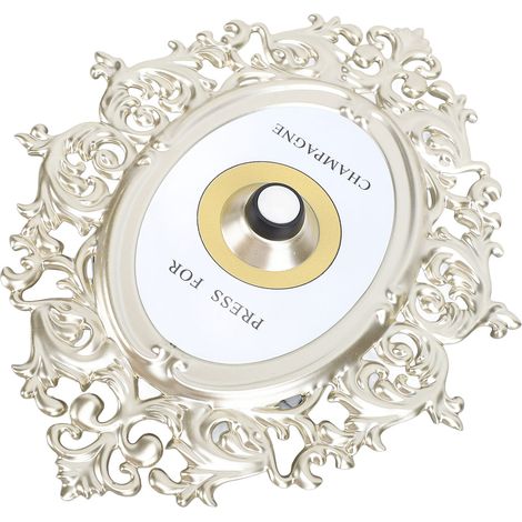 Bouton-poussoir à champagne en métal décoratif style français rétro pour la maison ou l'hôtel (1/5)