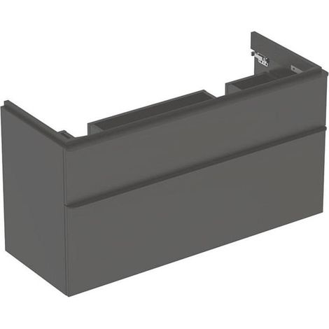 Geberit Smyle Square Waschtischunterschrank für Doppelwaschtisch, (1/5)