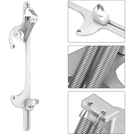 Gaszughalterung aus Aluminium für Holley 4150 und 4160 Vergaser, silberfarben (1/5)