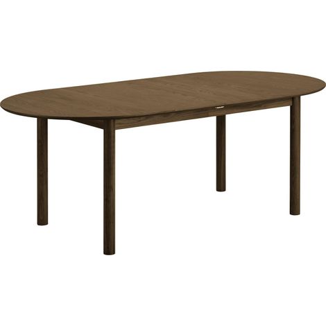 RIMINI-Table repas 200 à 300 cm marron foncé (1/5)