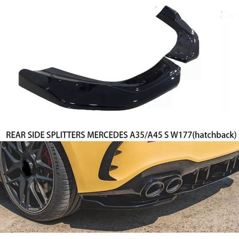 1 pair of anti-scratch protectors for Mercedes-Benz W177 tailgate splitter (1/5)