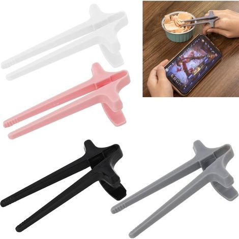 Baguettes pour les doigts, idéales pour les personnes paresseuses, avec support supplémentaire et revêtement anti-salissures.