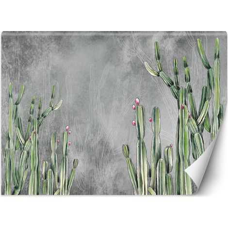 Fototapete Atacama Cactus Betonwand 100x70 cm (1/5)