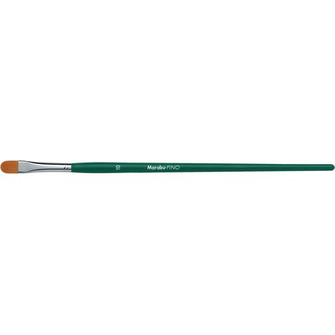 d'artiste Fino, Taille 10, Bois certifié FSC, Pinceau Langue de Chat avec Poils spéciaux pour l'acrylique, l'huile et l'aquarelle, 01920000010, Green