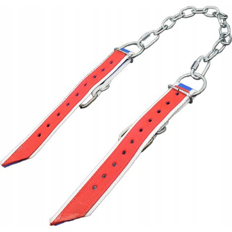 Grillete para domar ganado vacuno, vacas, caballos y toros, resistente con cadena ajustable. (1/2)