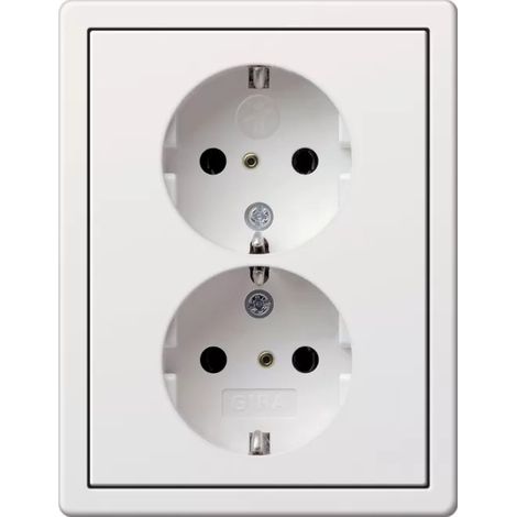 GIRA 0783112 DOPPEL-SCHUKO KS FL CHENSCHALTER REINWEI (1/2)